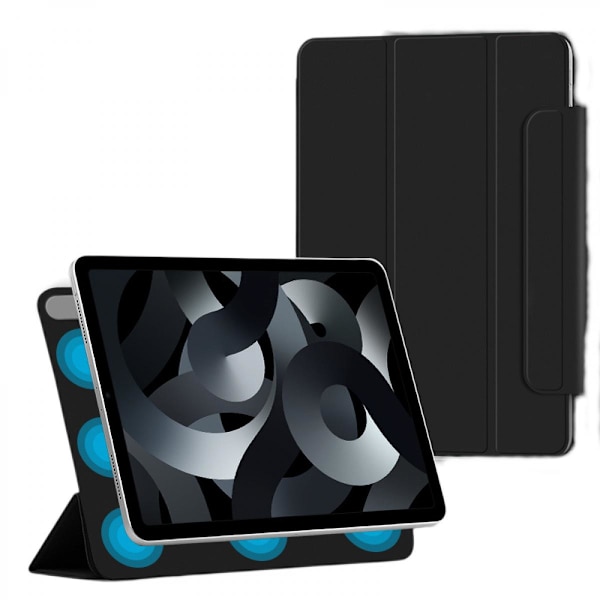 Magnetiskt Fodral För Ipad Air 5/ 4 10.9 Tum, Smalt Smart Folio Trifold Stativfodral, Automatisk Sömn/Vakna, Stöd För 2:a Generationens Apple Pencil Laddning