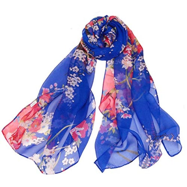 Scarfs for Women Lightweight Fashion Scarves Print Floral Pattern Scarf Shawl Wraps, A08