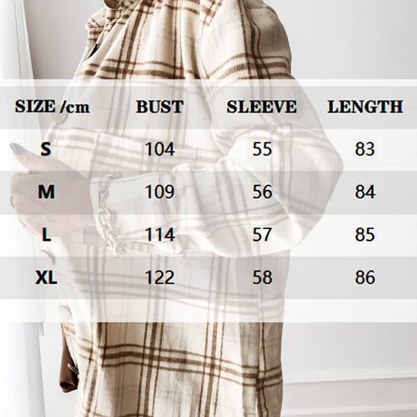 Afslappet knap uldblanding vinterternet trenchcoat med lommer M