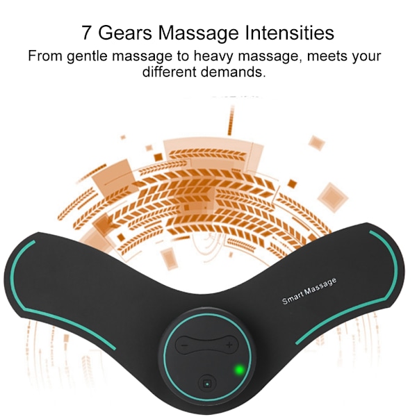 Mini Cervikal Massager Multifunktionel Skulder Nakke Massagepude Cervikal Hvirvel Behandling