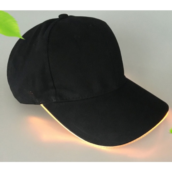 Män Kvinnor LED Baseball Hat LED Light up Hat Flash Glow Rave Party Cap för Hip-hop Club Stage Performance Festival
