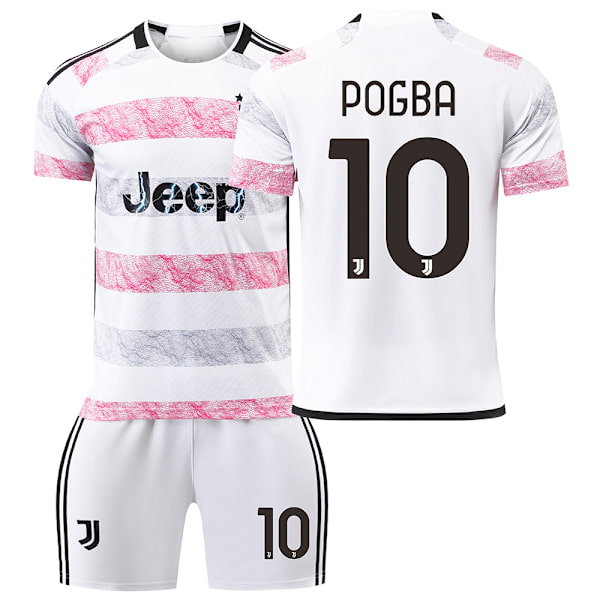 Juventusin vierasjalkapallopaita lapsille kaudelle 23/24 No.10 POGBA M