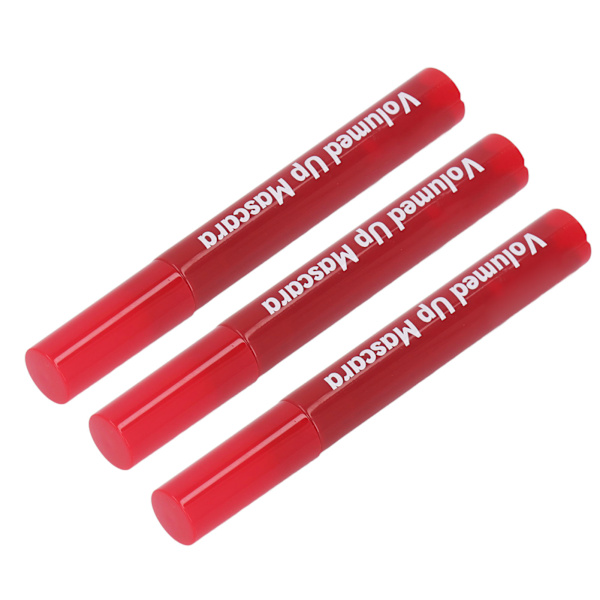 3 stk. Lash Volumizing Mascara Eyelashes Forlængende Curling Smudge Proof Timeglas Pensel Lash Makeup Eye Mascara 8ml