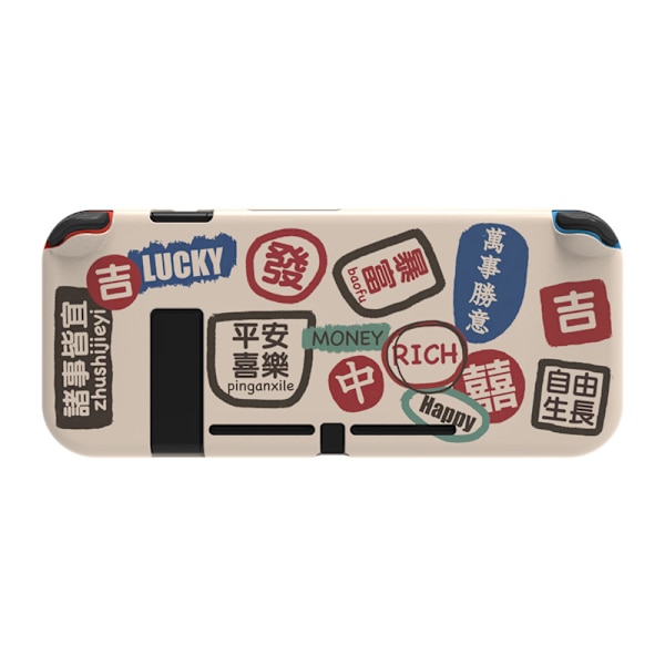 Dokkbar beskyttende deksel for Nintendo Switch, myk TPU-slank deksel for NS-konsoll og Joy-Con-kontrollere