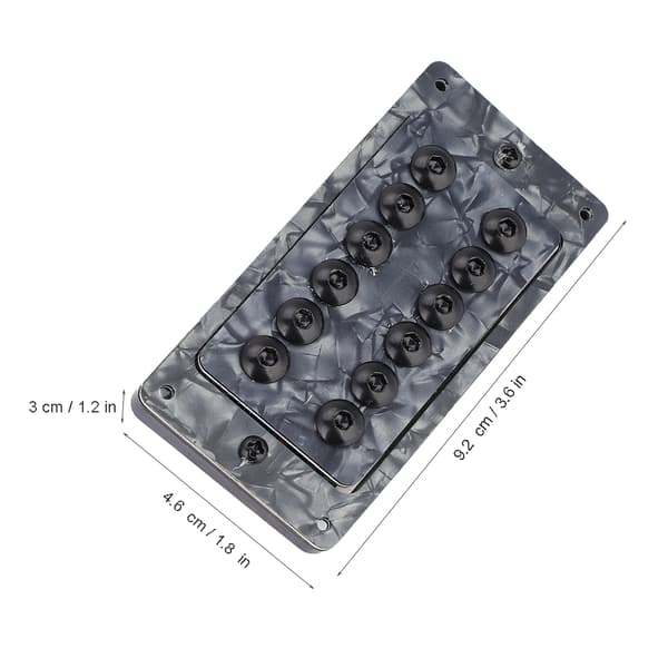 Celluloid Magnet Halsbro Pickup Humbucker til LP SG Jazz Guitar (Grå Sort)