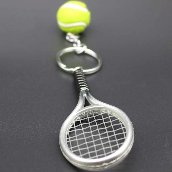 Tennis-avaimenperä, Tennismailakoru - Täydellinen tennispelaajille, valmentajille ja joukkueille (Punainen)