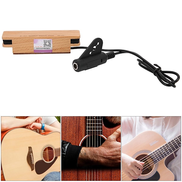Bärbar högkvalitativ universell folk gitarr pickup musikinstrument tillbehör