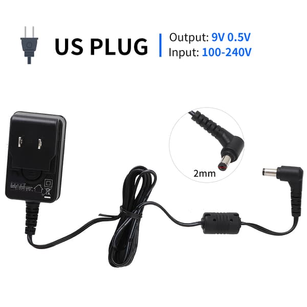 Universal 9V elektrisk guitar strømadapter til guitar effekter pedal