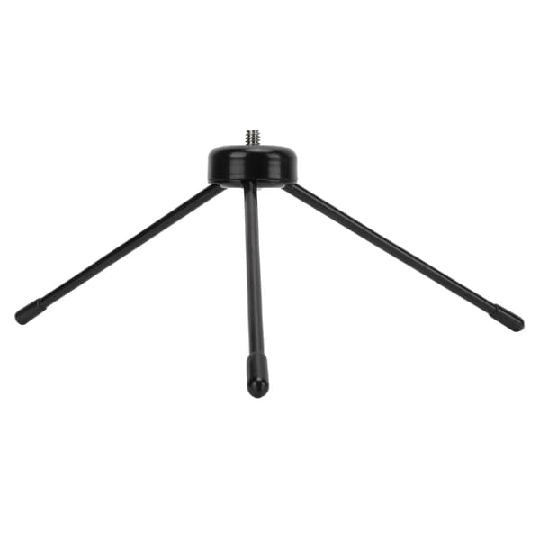 Mini bordstativ 1/4 tomme adapter rustfritt stål bærbart for selfiestang mobiltelefon speilreflekskamera