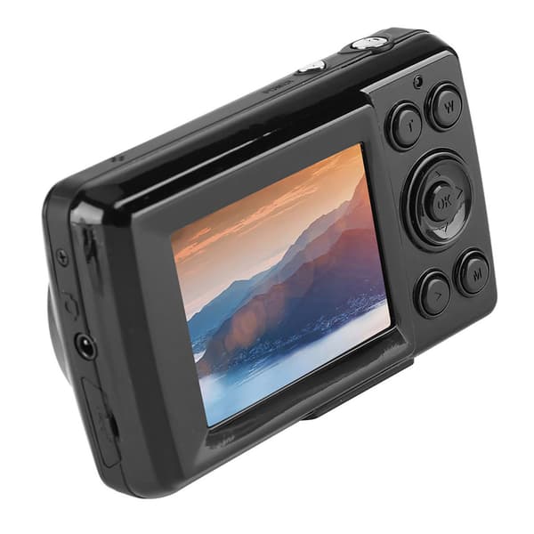 Mini udendørs 5MP 720P 30FPS 4X zoom HD digitalt videokamera (sort)