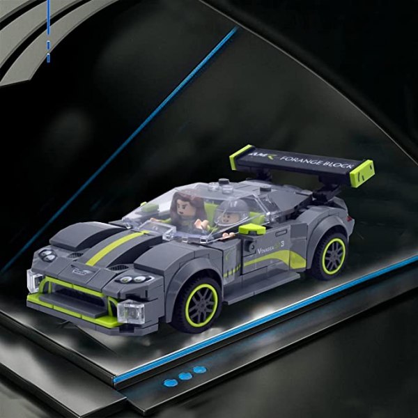 Byggstenar Sportbil Racing Modell Pojkar Montera kreativa presenter - Lämplig för 6-7-8-9-10-12 år gamla barn