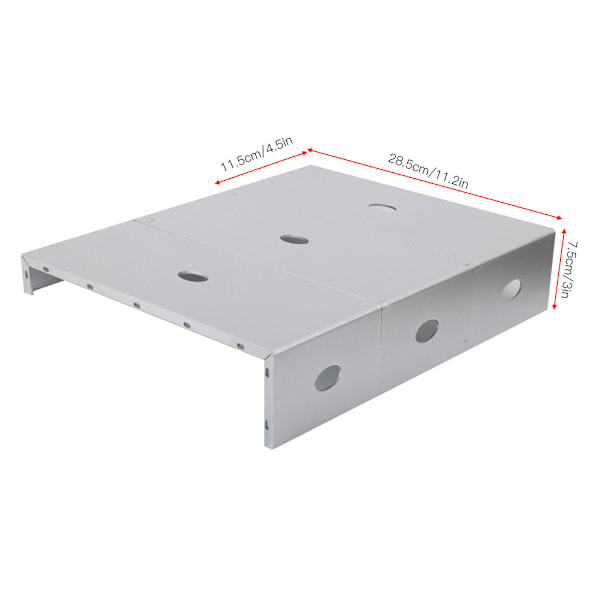 3 st gitarrpedalbräda i aluminium för flygplanseffekter, tillbehör för musikinstrument, silver