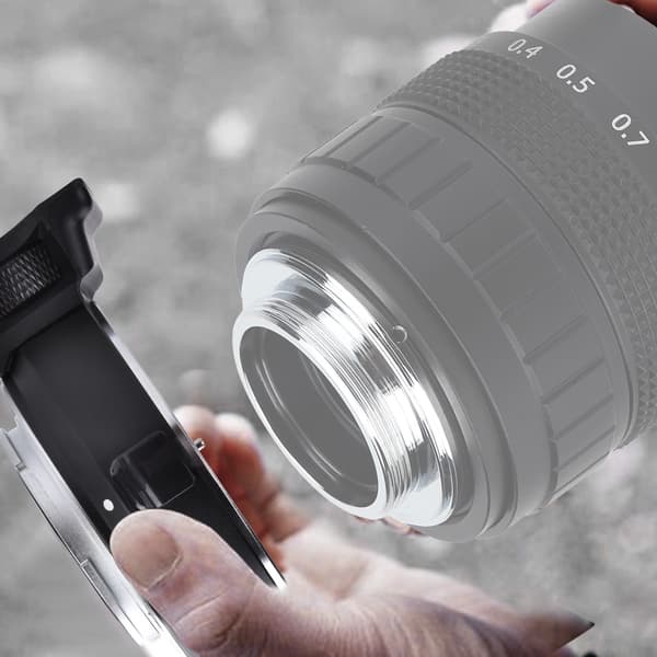 Metal elektrisk autofokuslinseadapter til Canon EF-objektiv til Sony APS-C-kameraer