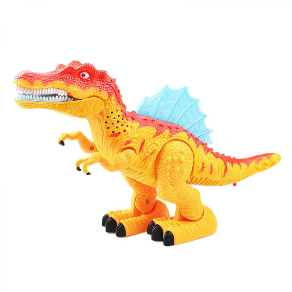 Nyhedslegetøj LED Lysende og Gående Realistisk Dinosaur med Lyd
