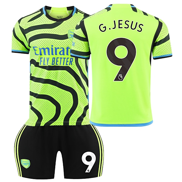 2324 Arsenal vieraspeli vihreä pelipaita setti No.9 G.JESUS 22