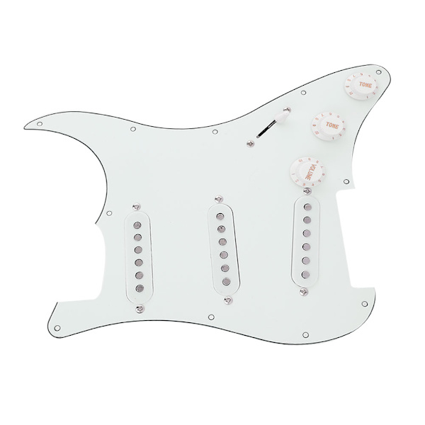 1 Set DIY Elgitarr-kit Pickguard Bakplatta Bro System för ST-stilgitarrer
