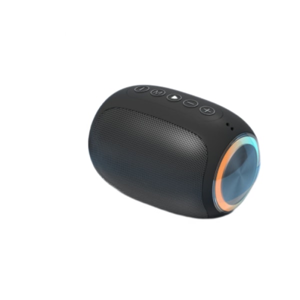 Bärbar Bluetooth högtalare, Högtalare med subwoofer, Längre speltid, Bluetooth 5.0, Bärbar högtalare för Party Beach Camping, (svart)