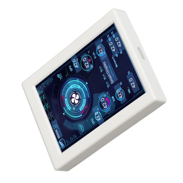 3,5-tums IPS USB PC-temperaturdisplay 360 graders roterbar AIDA64 dator CPU-datamonitor