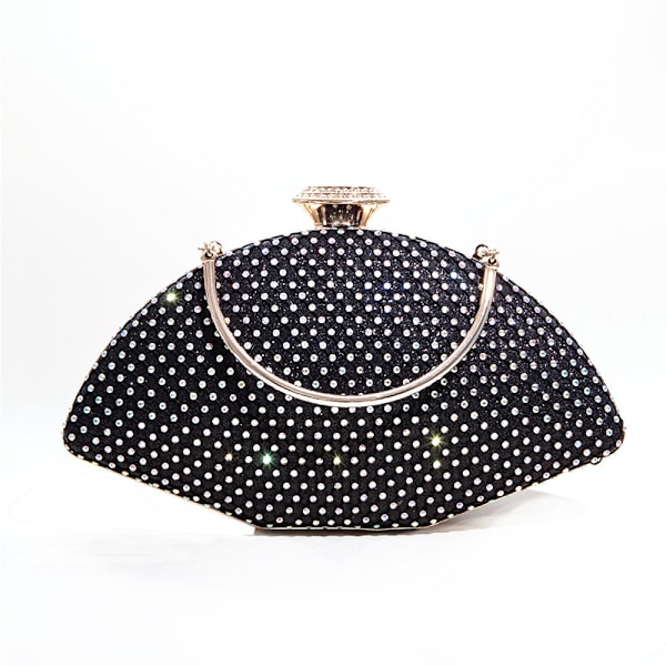 Kvinde Aften Taske Glitzrende Rhinestone Pung Kæde Clutch Pung Taske Fest Prom Bryllup Pung