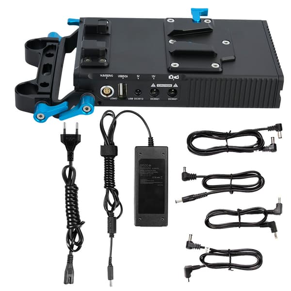 V-Mount Batteriplate Kamera Strømforsyningssystem For 5D2/3 A7 GH4/3 BMPC