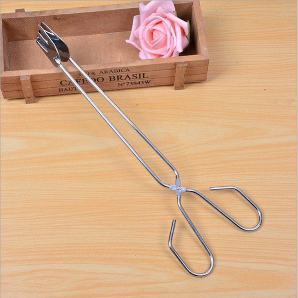 10 tommer vintage salatbestik, metal mad serveringsbestik til buffet catering brød BBQ, 7,0 x 5 tommer