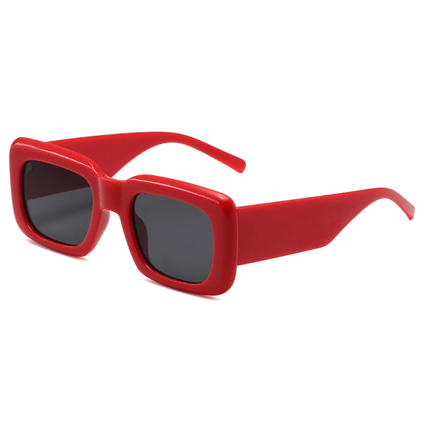 Vintage nyanser Överdimensionerade lyxiga fyrkantiga solglasögon Tjock glasögonbåge män kvinnor