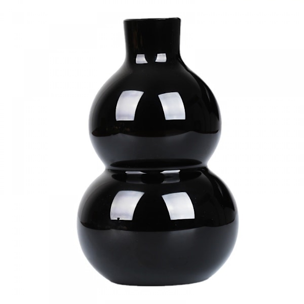 Håndskåret Obsidian Calabash Lang levetid, Rigdom, Succes Sort