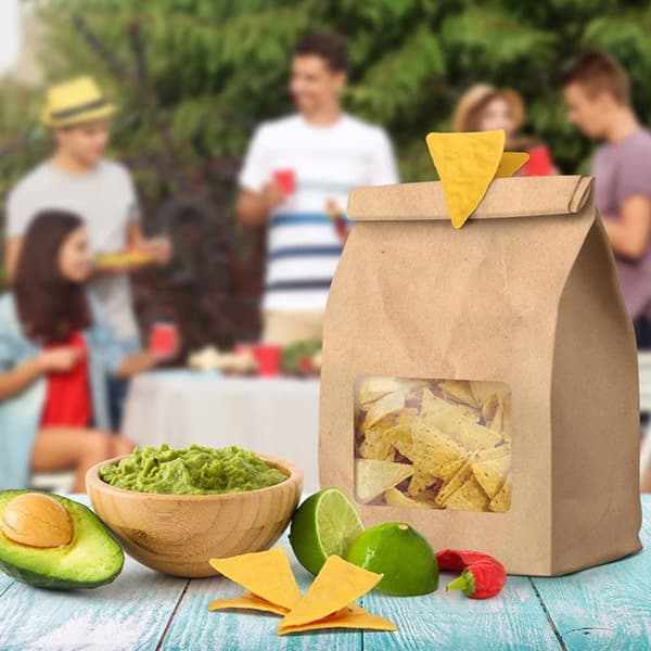8-pack Bedårande Potatisformade Chipsklämmor - Matpåseförslutare i Runda och Triangulära Designer för Köksförvaring och Snacks (4 Ru 8pcs