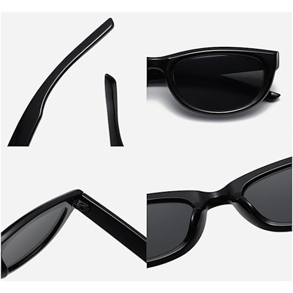 Aurinkolasit, Naisten Ylelliset Lasit, Tide Drive, UV-Aurinkolasit, Muodikkaat Aurinkosuojat Bright Black and Gray