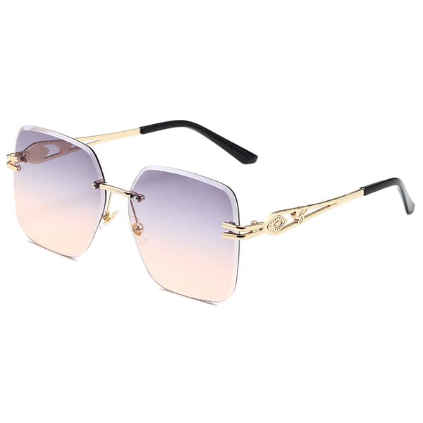 Flat Top Hip Hop Rapper Retro Aviator Solbriller