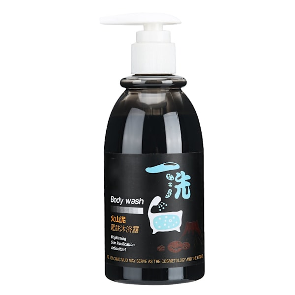 250ml vulkansk dusjgel, hvitende, fuktighetsgivende, dyprensende hudpleie, body wash