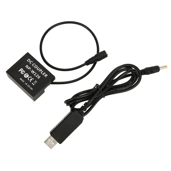 USB-interface til NP-W126 fuld dekoding dummy batteriadapter til Fuji X-T1 X-T2 X-T3 X-T10 X-T20 X-T30 X-Pro1 X-Pro2 X-Pro3