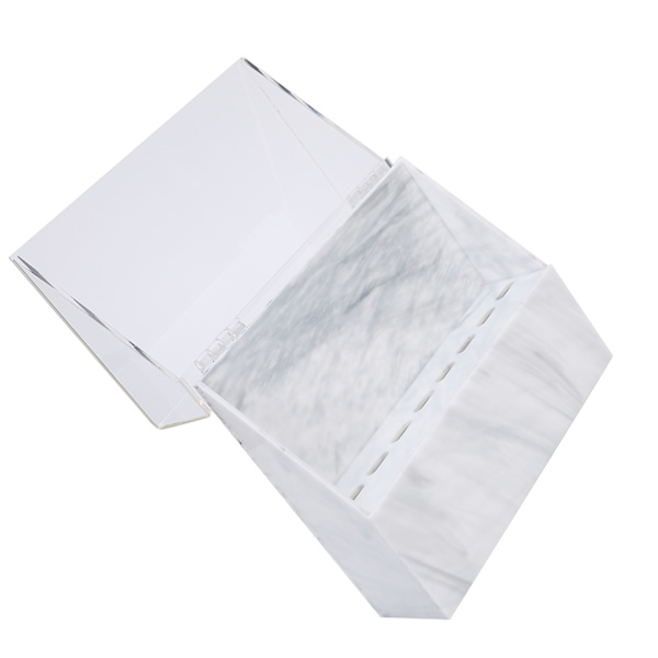 Eyelashes Extension 8 Huller Akryl Pinzetteholder Pinzette Display Stativ Opbevaringshylde Hvid