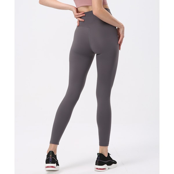 Fit Compression Jooga-housut Power Stretch Treeni Legginsit Korkeavyötäröiset Vatsanohjauksella (S)