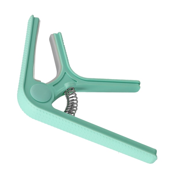 Gitarr Capo Clip Clamp med halkfri spets Universal Great Protection Ukulele Elgitarr Capo Cyan