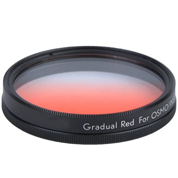 Universal gradueret farve neutral densitet linsefilter til OSMO/INSPIRE1 (gradient rød)