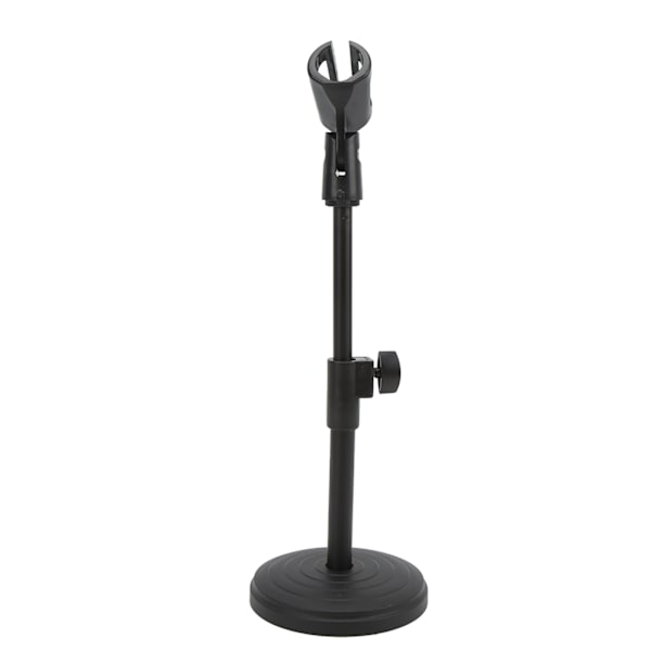 Desktop Metal Tripod Fällbar Mikrofonstativ Justerbar Vinkel Disc Mikrofonfäste Hållare Stativ