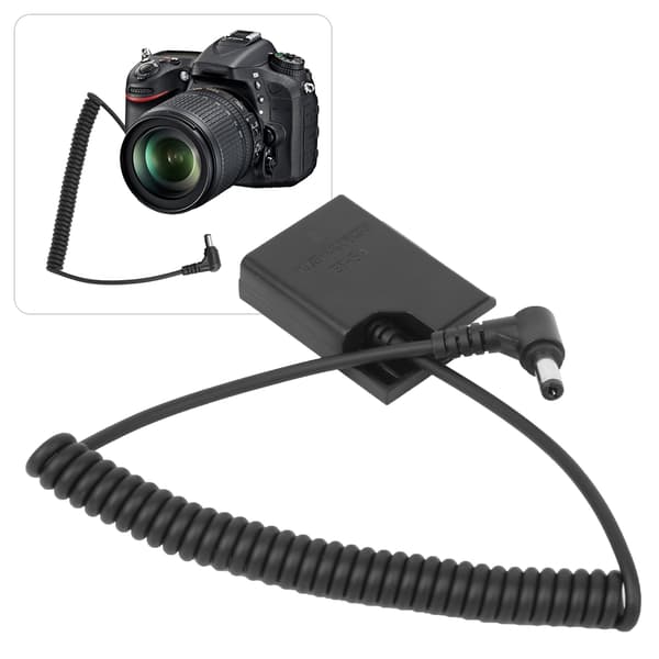 DC til ENEL14 Fuld Dekoder Dummy Batteri til Nikon D3400/D5200/D7100/D5100 Kamera