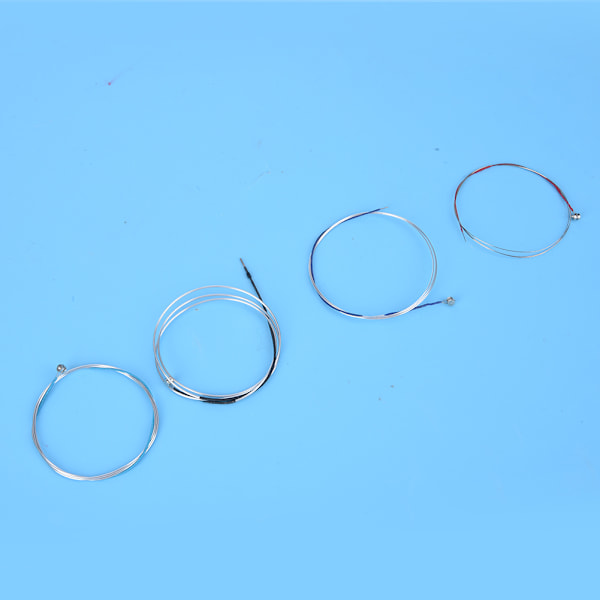 4 stk AV12 Fiolinstrenger Universell Full Set E A D-G Metallstrenger Erstatningstilbehør