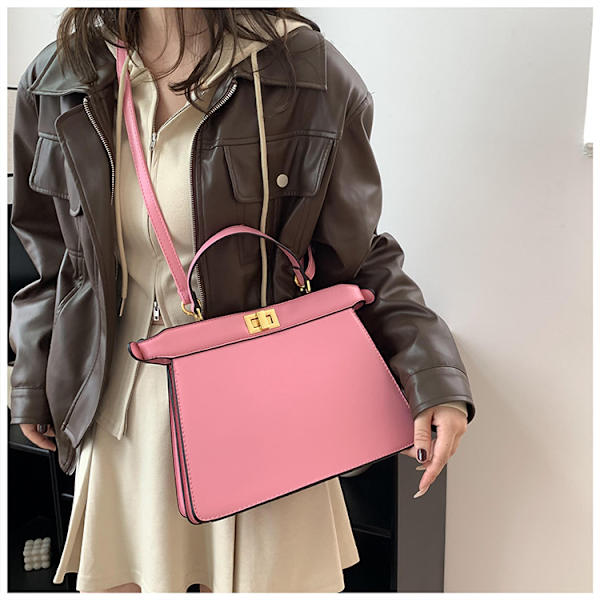 Totevesker for kvinner Satchel Veske Stilig Tote Håndveske Stor Kapasitet Skulderveske Reiseveske Satchel Stropp Lommebok