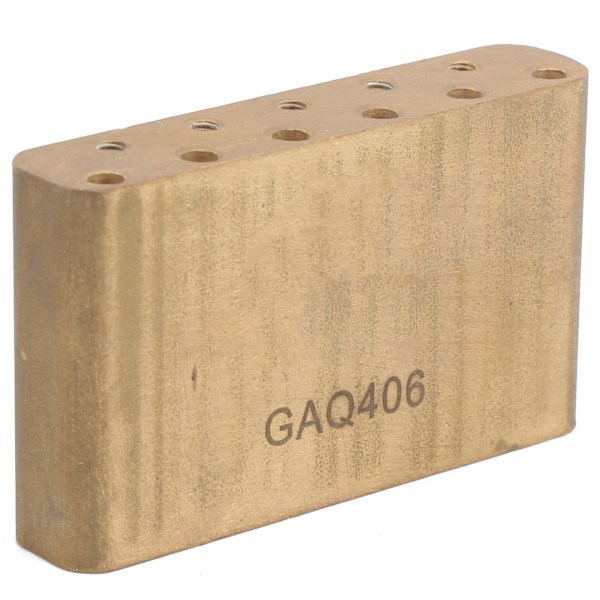 Elektrisk gitarr tremolo stall block med skakstång i mässing för Fender MIM Standard Series Strat 63,5 mm (GAQ406)