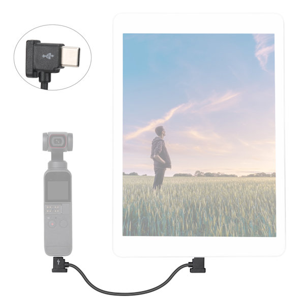 15 cm överföringskabel typ C till Android, passar till Mini 2 Mavic Air 2 fjärrkontroll