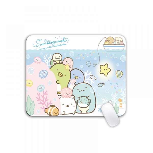 Musematte karikatur musematte gummi musematte kontor musematte 210*260*2mm blå