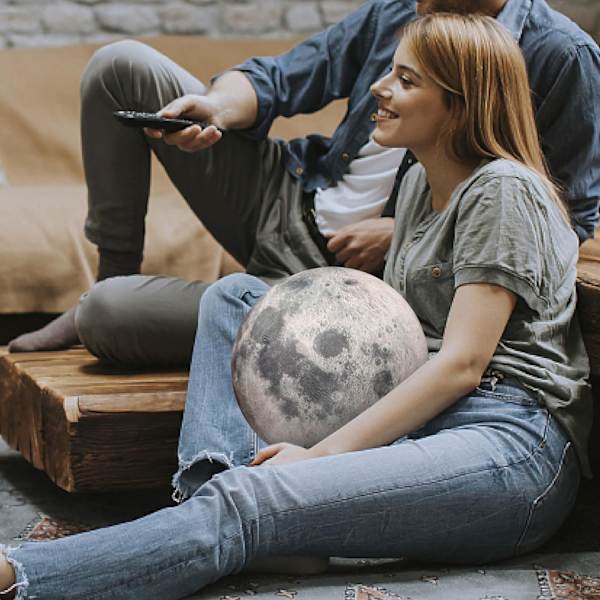 Ultrarealistisk 3D-Planet, Måne, Jord, Sol, Kudde Plyschleksaker, för Barn Tonåringar Vuxna, för Lärare och Föräldrar, Pedagogisk Leksak The Moon