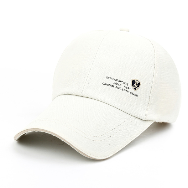 Baseball Cap Canvas F Toppad Solhatt Skugga Solskydd Fiskehatt, beige