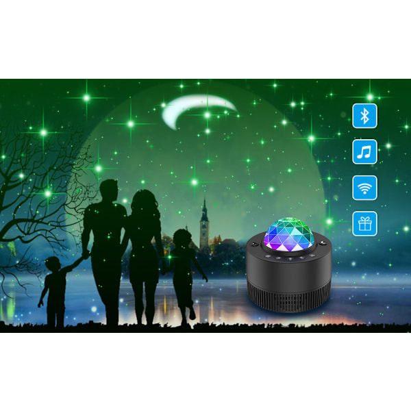 Star Projector Light, LED Night Light, Galaxy Nebula Takprojektorlampa, med fjärrkontroll och timer, för barn och vuxna Sovrumsfest Bästa presenten