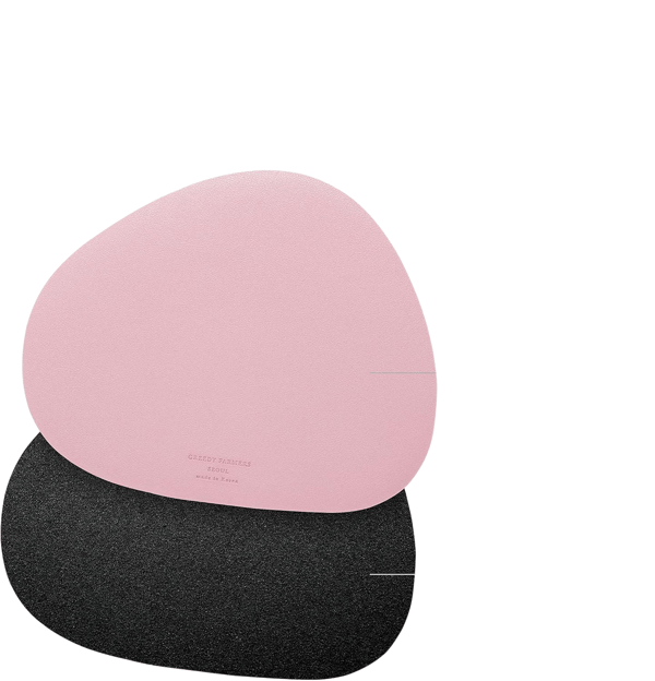 Musematte, Sklisikker Vaskbar Vanntett Datamusematte pink