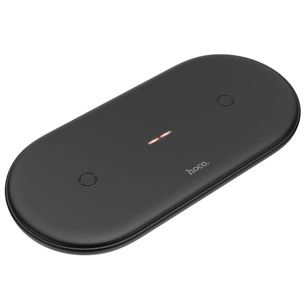 hoco. CW23 dobbelt trådløs hurtigoplader til iPhone TWS headset hurtigoplader