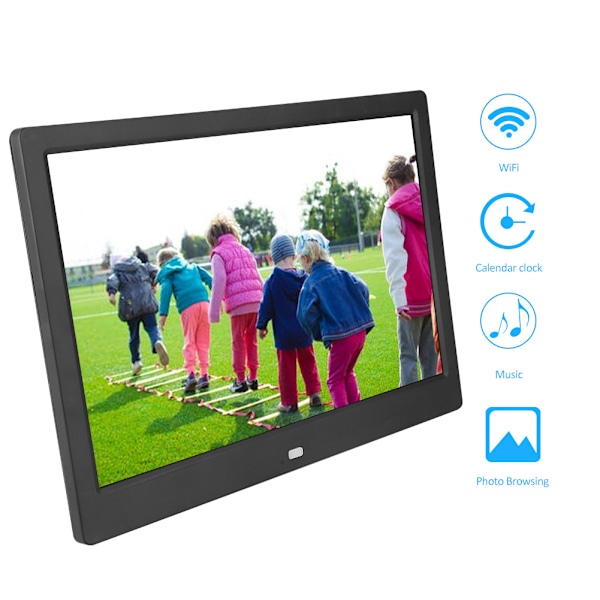 12 tums WIFI HD digital fotoram videospelare fjärrkontroll (AC)