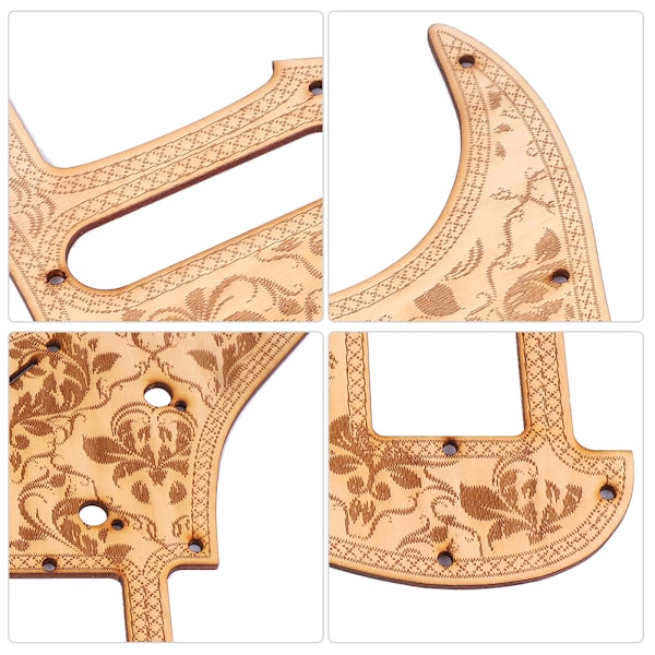 SSH Sähkökitaran suojuspuinen pickguard-korjausosat soittimen tarvike sopii ST-kitaralle